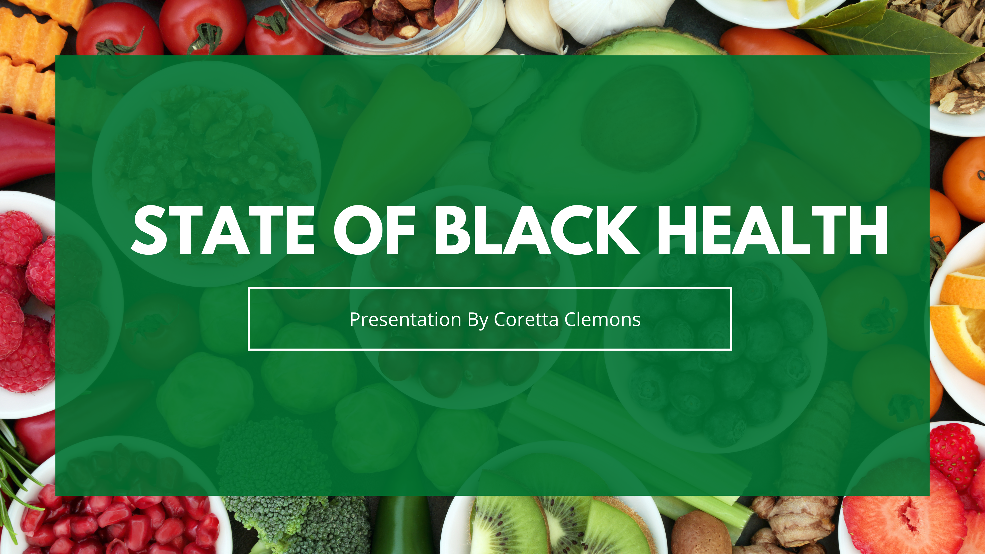 State of Black Health Presentation